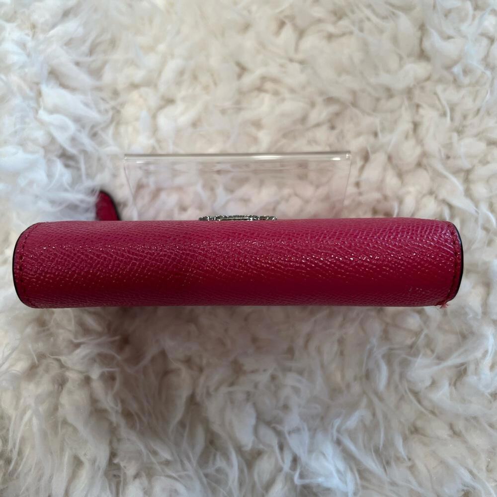 COACH Fuschia Bi Fold Wallet (CHXX030) - Picture 7 of 10